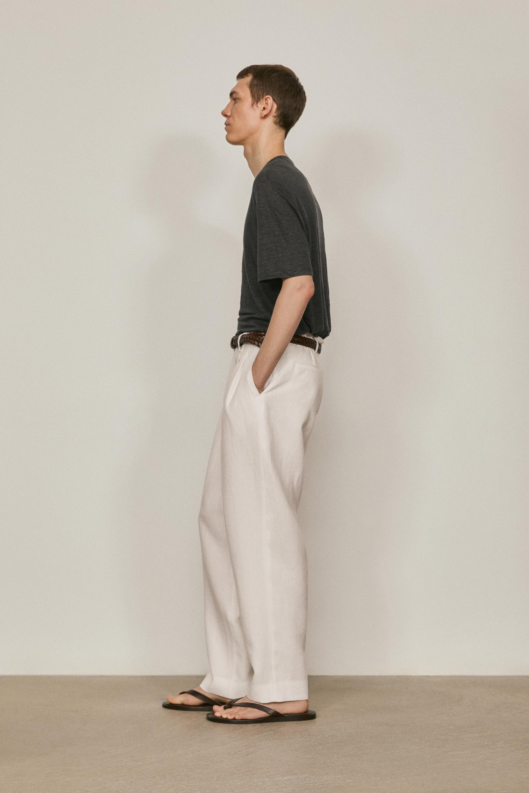 100% linen short sleeve T-shirt - LIMITED EDITION